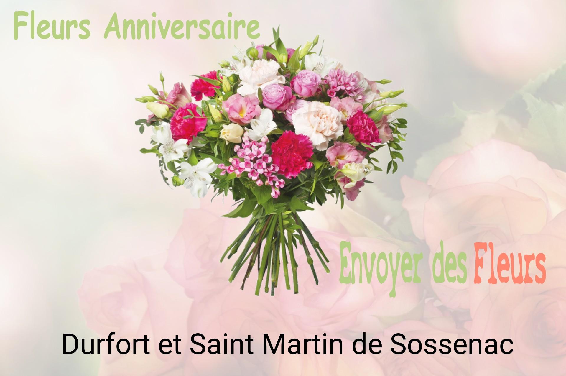 Bouquet de fleurs d’anniversaire livré à Durfort-et-Saint-Martin-de-Sossenac