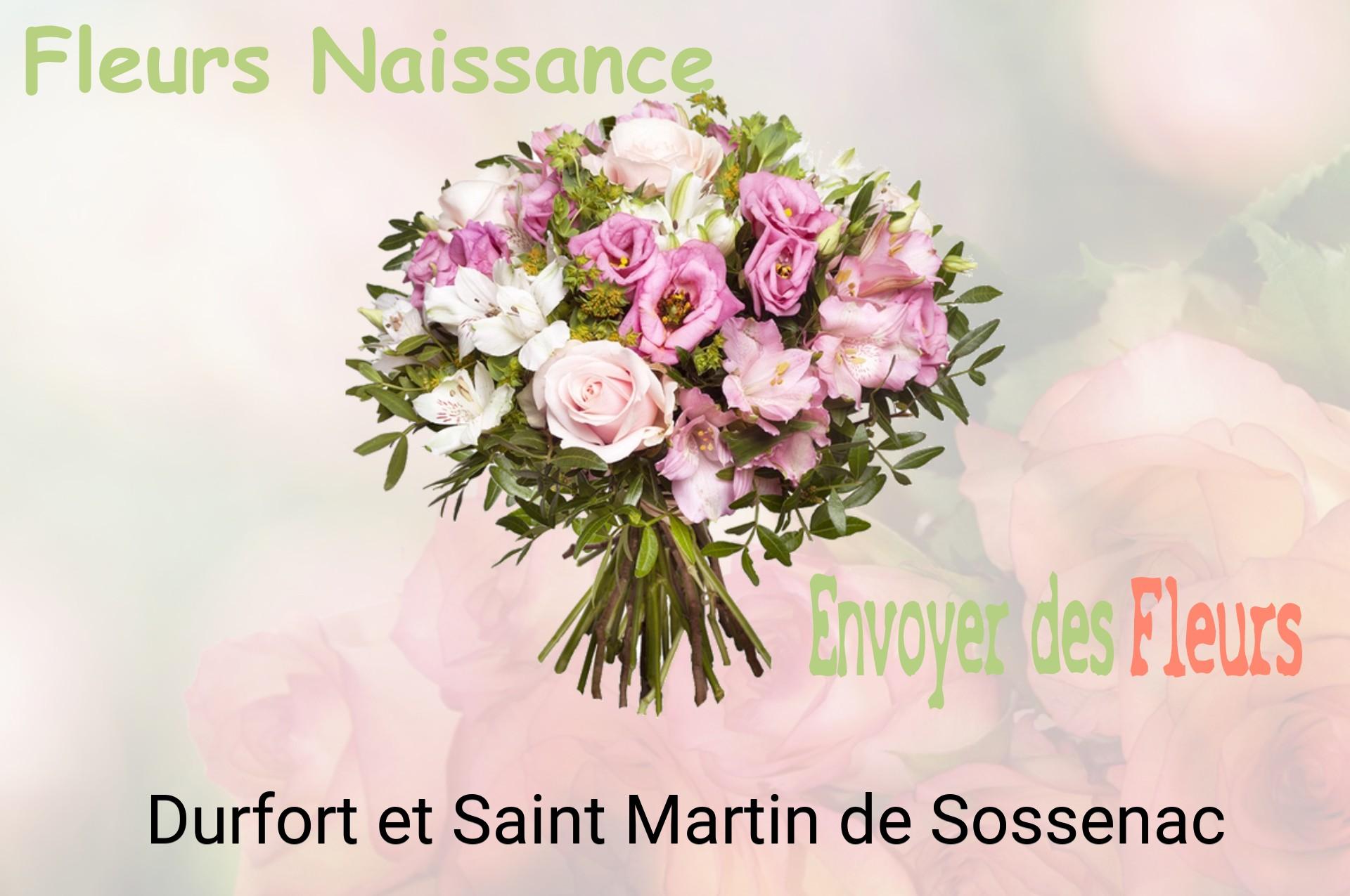 Bouquet de fleurs de naissance livré à Durfort-et-Saint-Martin-de-Sossenac